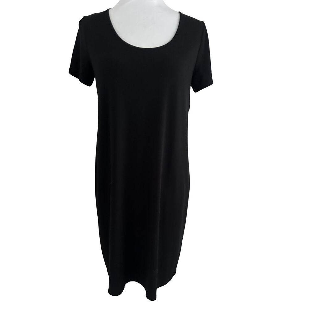 J. Jill Wearever Collection Scoop Neck Short Sleeve T Shirt Dress I XS